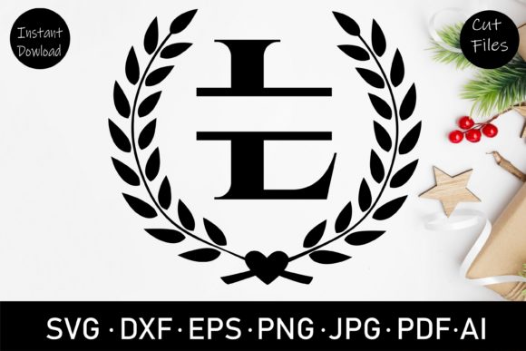 Download Floral Wreath Monogram Letter L&nbsp;&nbsp; - Floral Collection