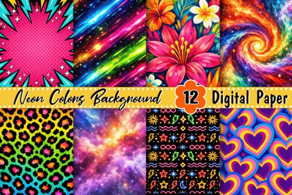 Download Neon Colors Background - Colors Collection