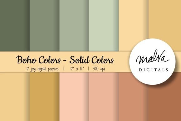 Download Fall Boho Solid Colors - Colors Collection