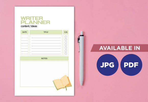 Download Writer Planner Print Templates - Print templates Collection