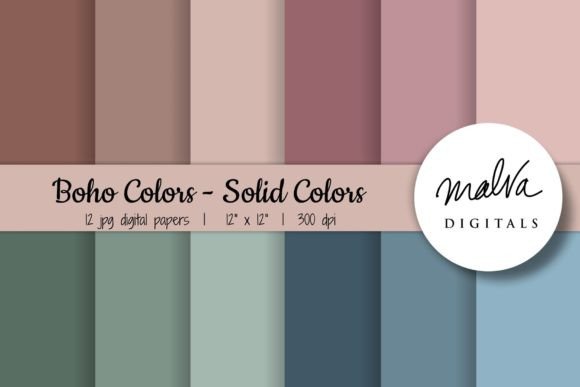 Download Dark Boho Solid Colors - Colors Collection