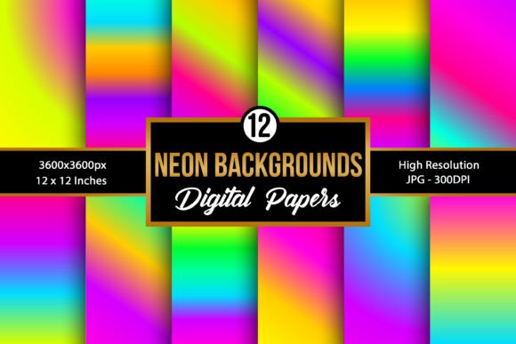 Download Neon Colors Gradient Background Papers - Colors Collection
