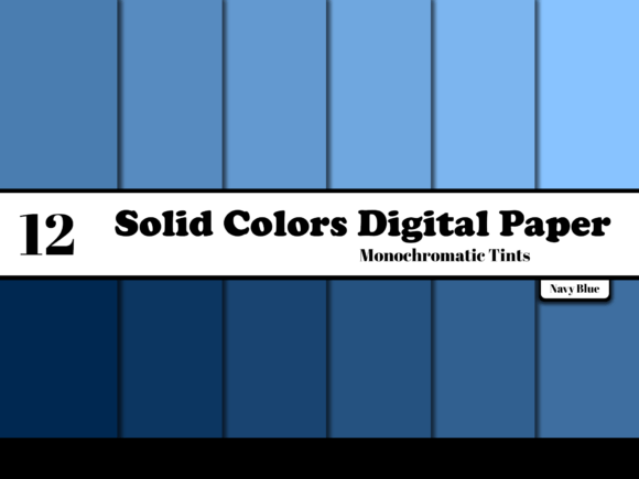 Download Navy Blue Solid Colors Digital Paper - Colors Collection